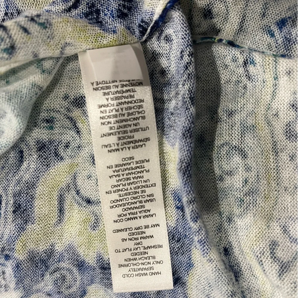 Chico’s Renee Dip-Dyed Open Cardigan Lightweight Boho women Size Small / 1 NEW